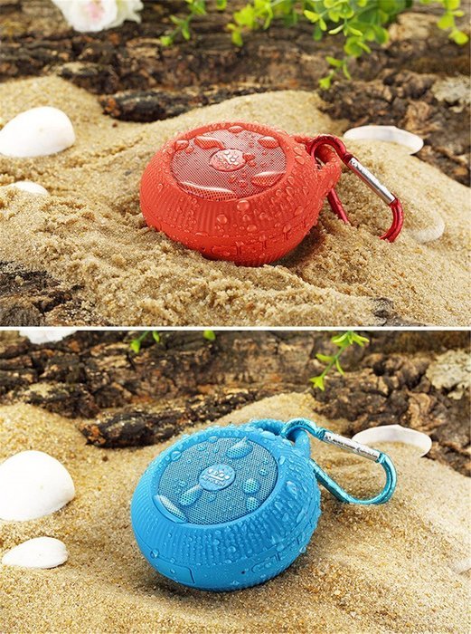 Wireless Portable Shower/Outdoor Speaker,TECHKOO Royqueen 3.5W Travel Speaker Waterproof Dustproof Shockproof... N4
