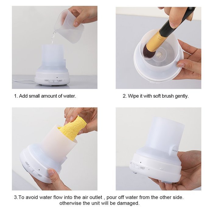 7 Colors Aromatherapy Essential Oil Diffuser - 100 Milliliter Ultrasonic Cool Mist Aroma Humidifier with Waterless... N3