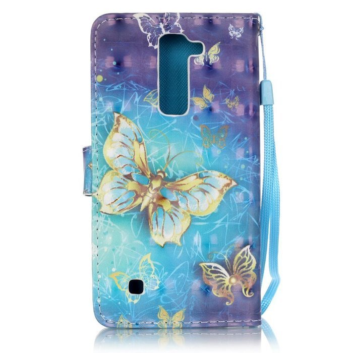LG K7 Case,LG Tribute 5 Case,Yaheeda [3D Colored Drawing] [Flip Fit] Premium PU Leather Card-Slots Cash-Slots...