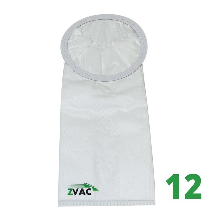 12 Hoover Y Bags by ZVac, Premium Vacuum Bags For Upright Windtunnel Vacuum Cleaners (12, HVR YZ) N48