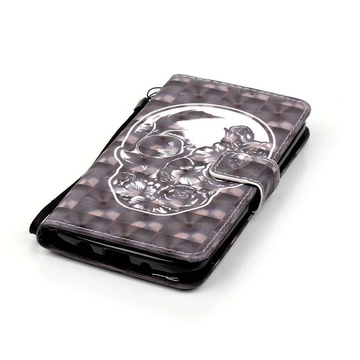 LG K7 Case,LG Tribute 5 Case,Yaheeda [3D Colored Drawing] [Flip Fit] Premium PU Leather Card-Slots Cash-Slots... N5