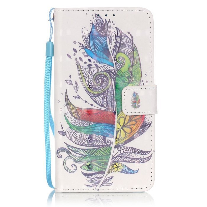 LG K7 Case,LG Tribute 5 Case,Yaheeda [3D Colored Drawing] [Flip Fit] Premium PU Leather Card-Slots Cash-Slots... N12