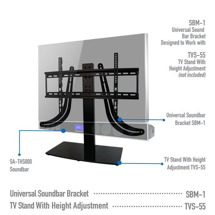 AVX Audio Universal Soundbar Bracket - part # 104-1550 N3