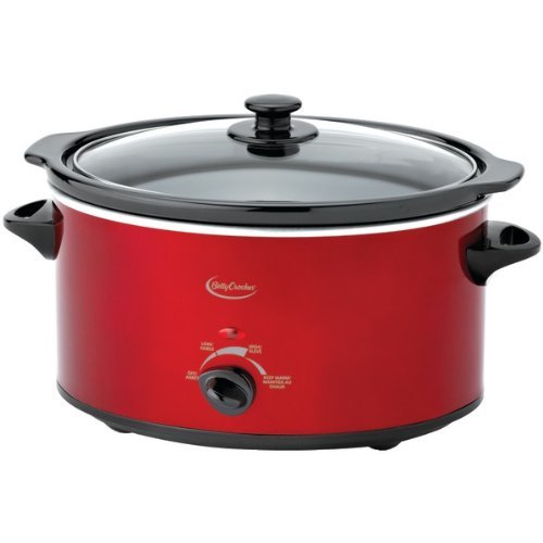 New BETTY CROCKER BC-1544C 5-Quart Oval Slow Cooker with Travel Bag