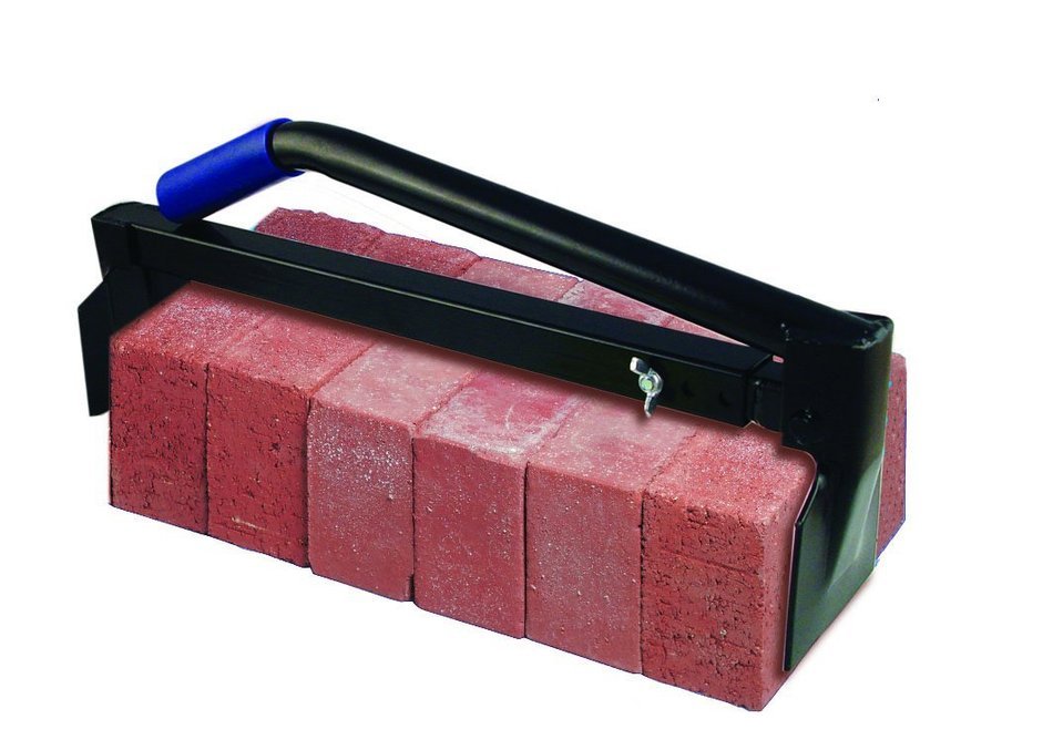 Bon 11-306 Square Tube Brick Tongs with Rubber Grip