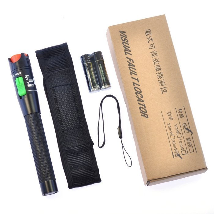 Aihome Visual Fault Locator Fiber Optic Laser Cable Tester 30mW 27KM N3