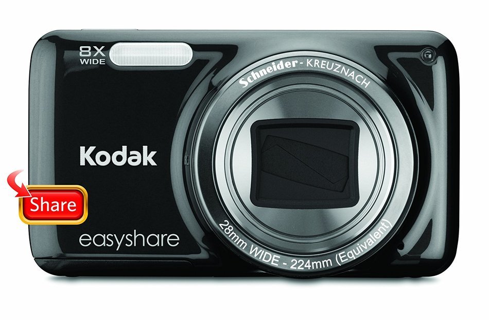Kodak EasyShare M583 14 MP Digital Camera with 8x Optical Zoom and 3-Inch LCD - Black N5