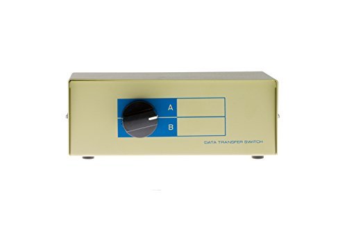 2 to 1 Parallel Printer Switchbox with DB25 Female Ports