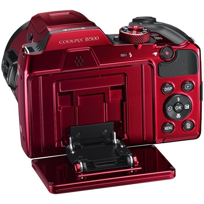 Nikon COOLPIX B500 16MP 40x Optical Zoom Digital Camera with wifi - Red (Certified Refurbished) N11
