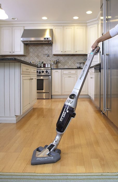 Rowenta RH8548 Delta Force Lightweight Cordless Bagless Cyclonic Energy Star Rated Stick Vacuum Cleaner Floor... N4