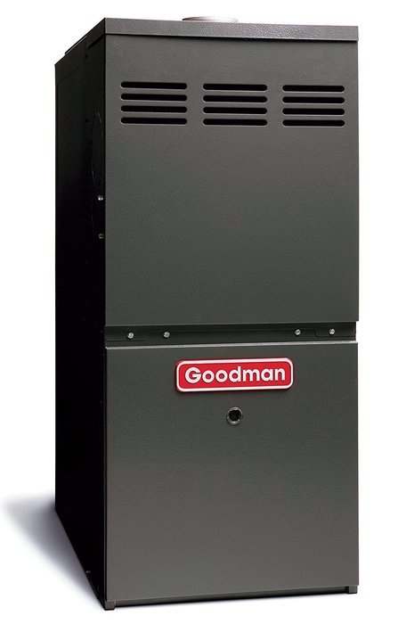 Goodman GMH80804BN Gas Furnace, Two-Stage Burner/Multi-Speed Blower, Upflow/Horizontal - 80,000 BTU