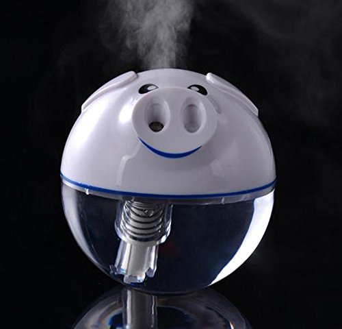 Viskey Mini USB Powered Pig Humidifier, Pink