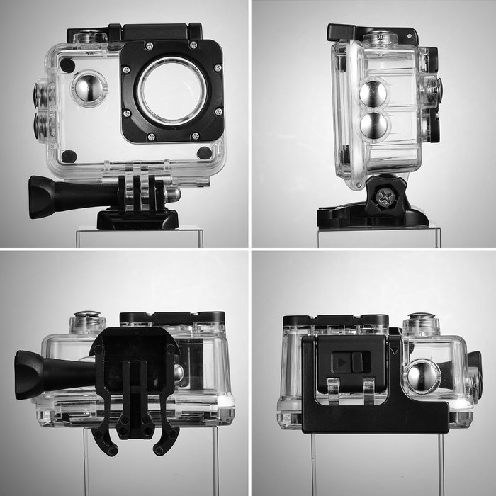 Pictek Waterproof Case for Action Camera, Replacement Underwater Protective Housing Case Up to 98FT(30 Meters)... N6