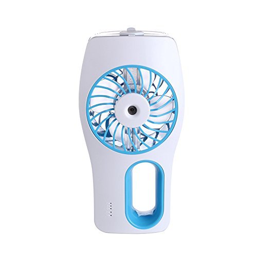 Portable Humidifier Fan Mini Fan Cooling Fan Rechargeable 3 Modes Mist Maker Hand Fan Air Diffuser ventilador... N2
