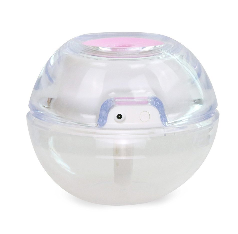 GetMine USB Bright Color Mini Mist Humidifier Air Purifier, Pink N2
