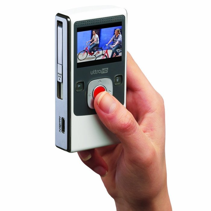 Flip UltraHD Video Camera - White, 8 GB, 2 Hours (2nd Generation) N7