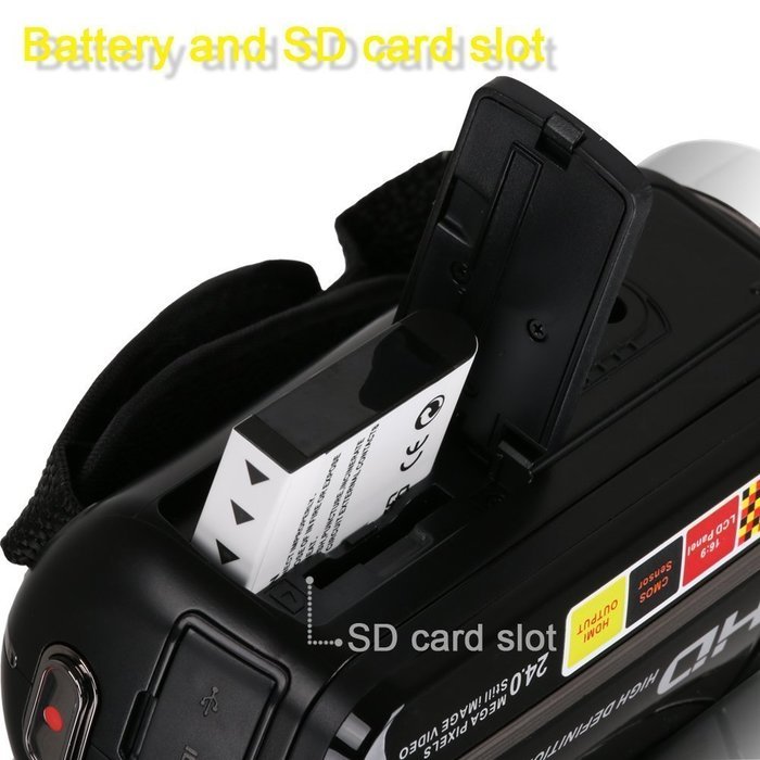Camera Camcorders, Besteker Portable 1080P 24MP 16X Digital Zoom Video Camcorder with 2.7" LCD and 270 Degree... N15