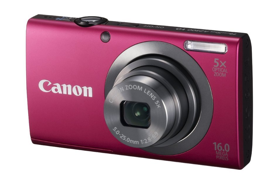 Canon PowerShot A2300 16.0 MP Digital Camera with 5x Optical Zoom (Silver) N14