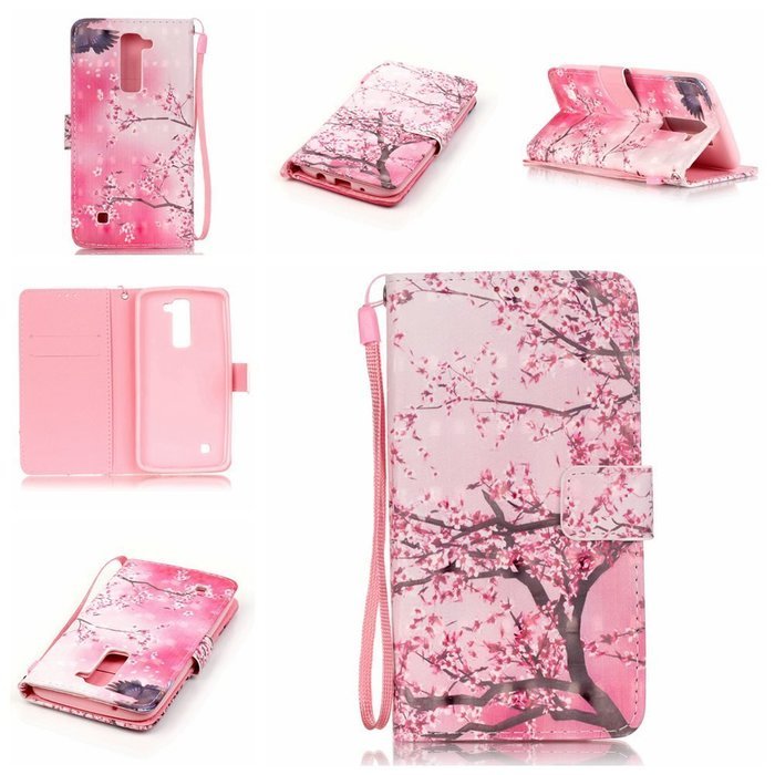 LG K7 Case,LG Tribute 5 Case,Yaheeda [3D Colored Drawing] [Flip Fit] Premium PU Leather Card-Slots Cash-Slots... N13