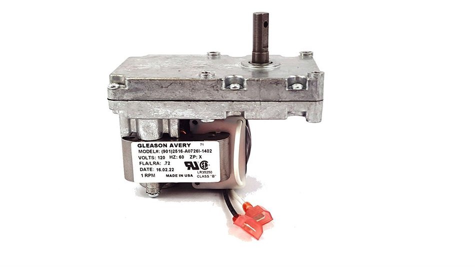 BRECKWELL Auger Feed Motor W/Hole - Fireplace Pellet Stove 1 RPM CW # CE-017 Top Buyer's Choice