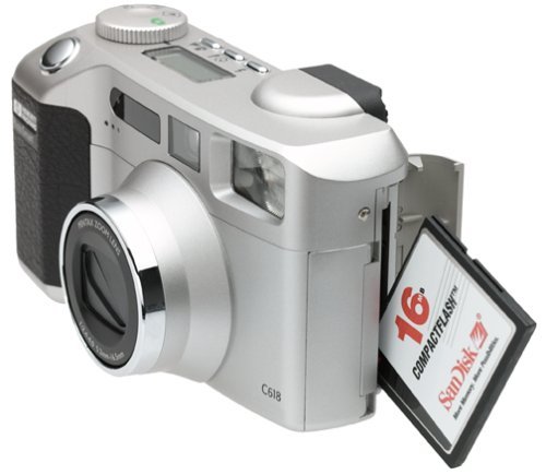 Hewlett Packard PhotoSmart C618 2MP Digital Camera w/ 3x Optical Zoom N6