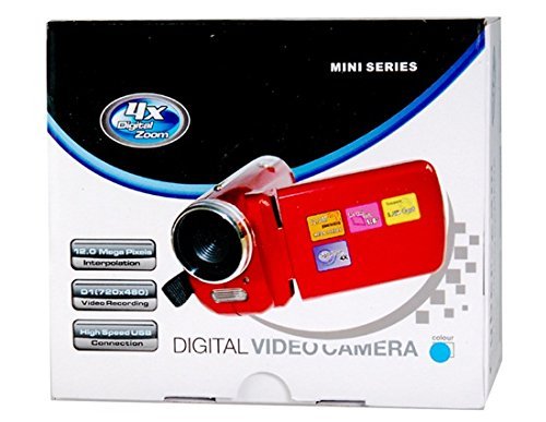 DV139 1.8 Inch TFT Screen 12.0MP Mini HD DV Digital Video Camera 4X Digital Zoom with Microphone (Blue) N9