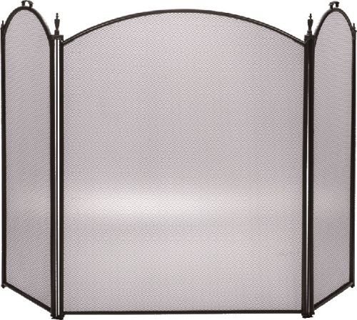 Bronze 3 Fold Arched Screen - 32 inch