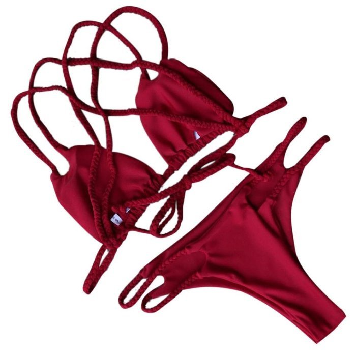 HOT Sale!Canserin Women Sexy Brazilian Push Up Padded Bikini Set N6