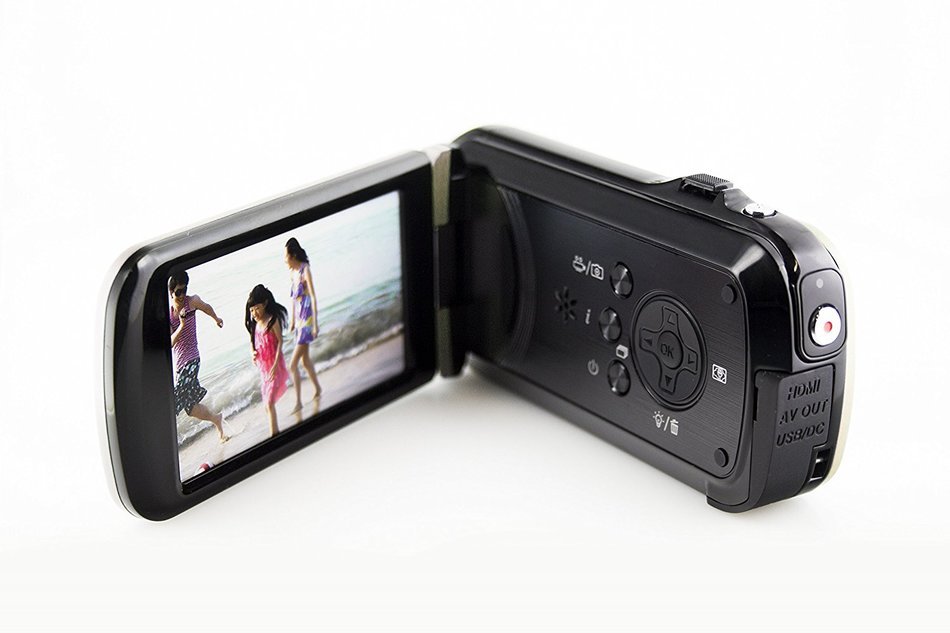 Bell+Howell DV7HD-C Slice2 HD Video Recording Slice2 DV7HD Full 1080p HD Camcorder with Touchscreen and 60x Zoom N2
