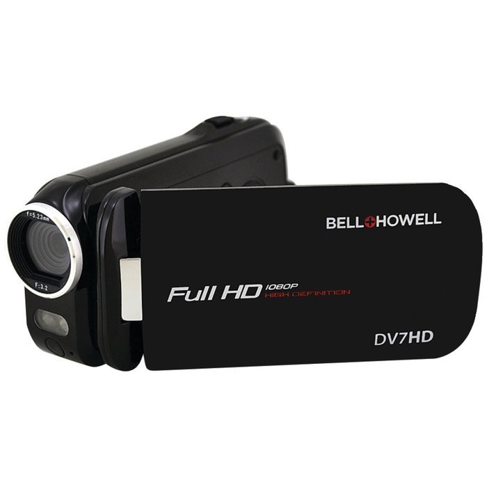 Bell+Howell DV7HD-C Slice2 HD Video Recording Slice2 DV7HD Full 1080p HD Camcorder with Touchscreen and 60x Zoom N3
