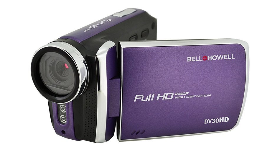 Bell+Howell DV30HD-P HD Video Camera with 3" Touchscreen (Purple) N4