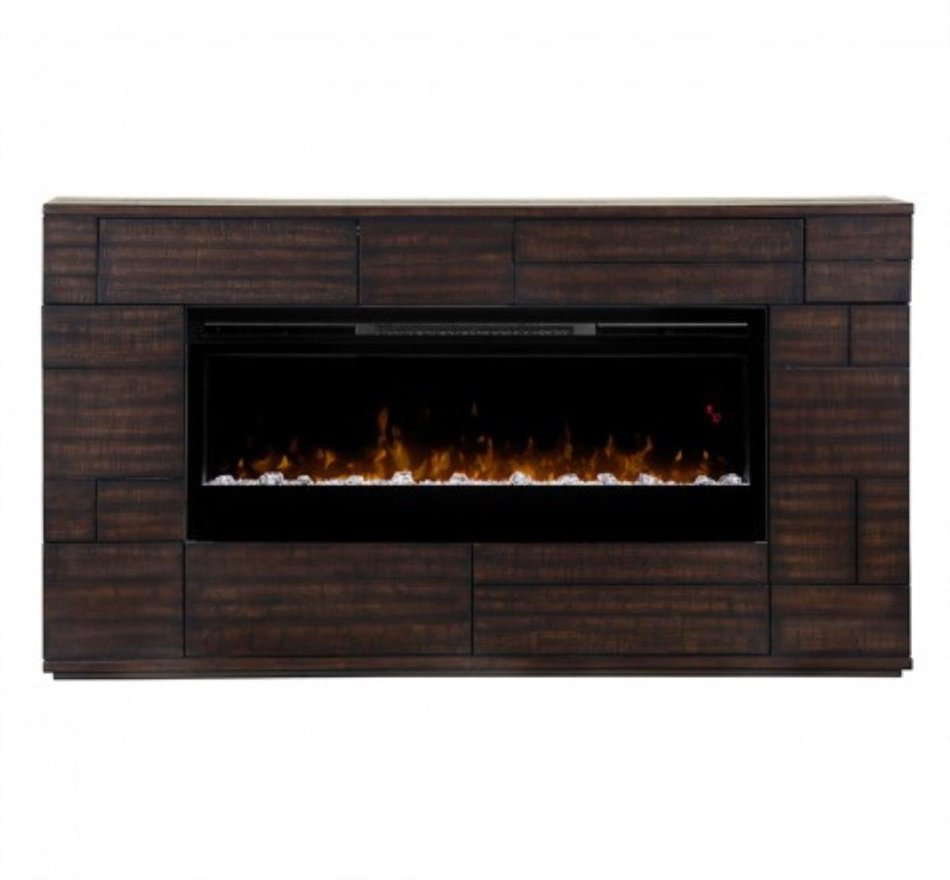 Dimplex Markus Sparkling Ember Bed Electric Fireplace Mantel in Boston