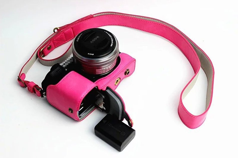 xhorizon TM FL1 Full Protection Bottom Opening Version Protective Leather Camera Case Bag with Tripod Design for... N53