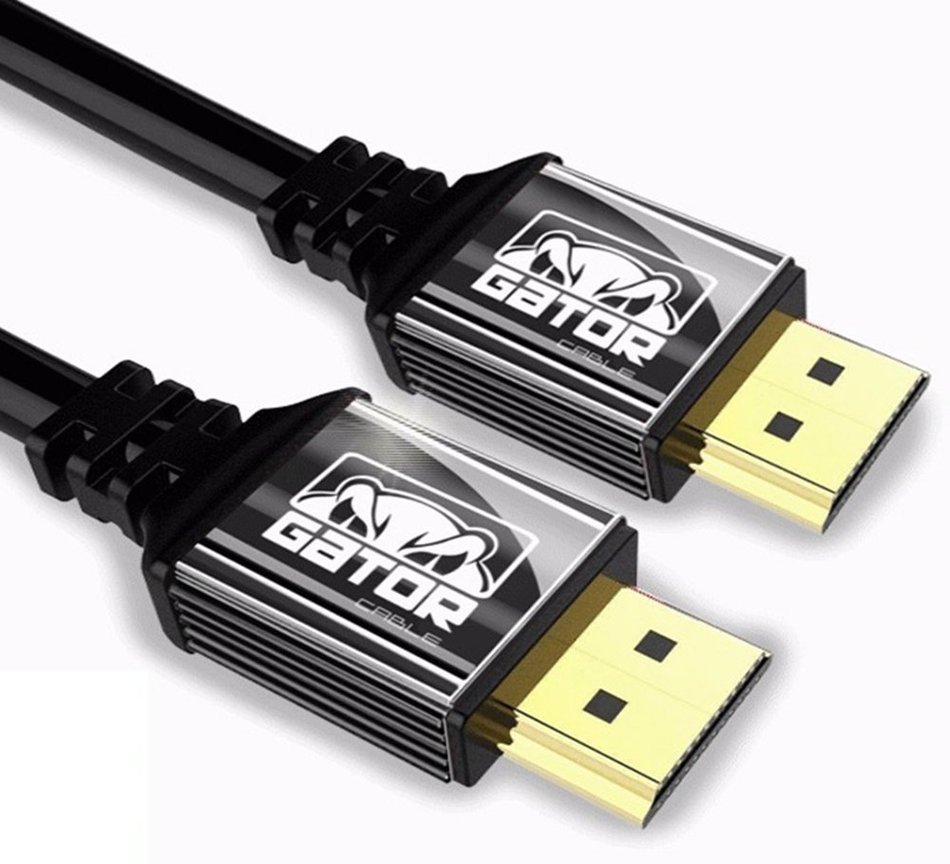 Gator Cable 10 feet Red HDMI 2.0 cable with durable and rugged aluminum housing case and Ultra High Speed bidirectional... N3
