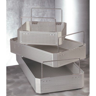 Medline WGN33P80A Aluminum Instrument Sterilization Trays, 1/2