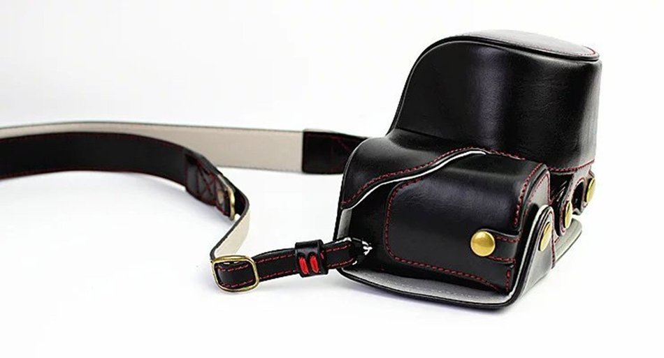 xhorizon TM FL1 Full Protection Bottom Opening Version Protective Leather Camera Case Bag with Tripod Design for... N55