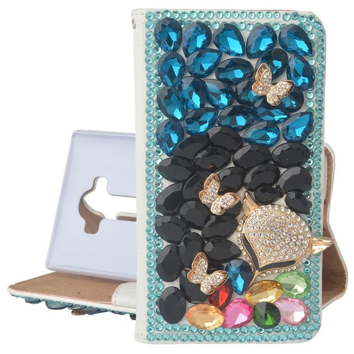 LG V10 Case Yaheeda [Stand Feature] Bling Sparkle Crystal Wallet Case [Diamond Jewel] Premium [Bling Luxury] PU... N4