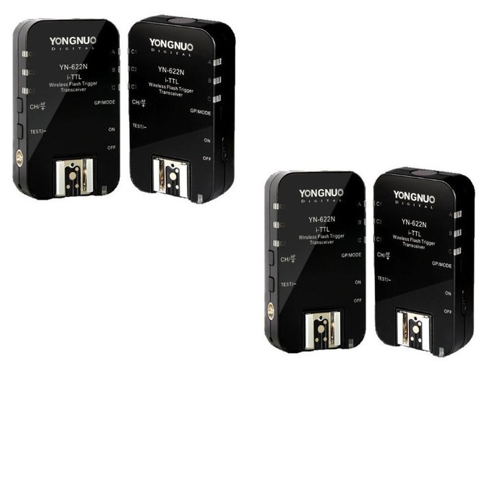 Yongnuo Yn-622n Wireless E-ttl Flash Trigger Receiver with 3 Transceivers for Nikon D5300 D5100 D5200 D2x D2h... N2