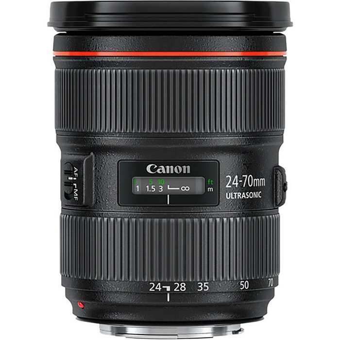 Canon EF 24-70mm f/2.8L II USM Lens + 32GB Class 10 High-Speed Memory Card + UV Filter + Lens Cap Holder + Cleaning... N3