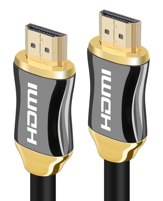 KIN&P HDMI Cable 3ft Ultra High Speed HDMI 2.0 (4K) HDMI cables for PlayStation PS3 PS4 PC Apple TV, Support 2160P... N11