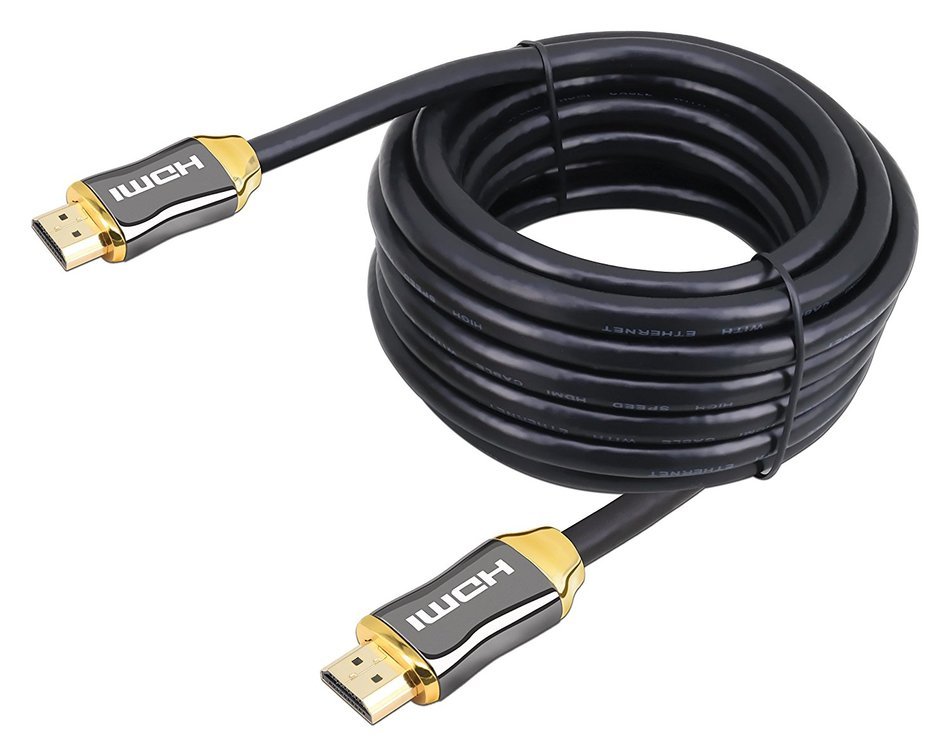 KIN&P HDMI Cable 3ft Ultra High Speed HDMI 2.0 (4K) HDMI cables for PlayStation PS3 PS4 PC Apple TV, Support 2160P... N14