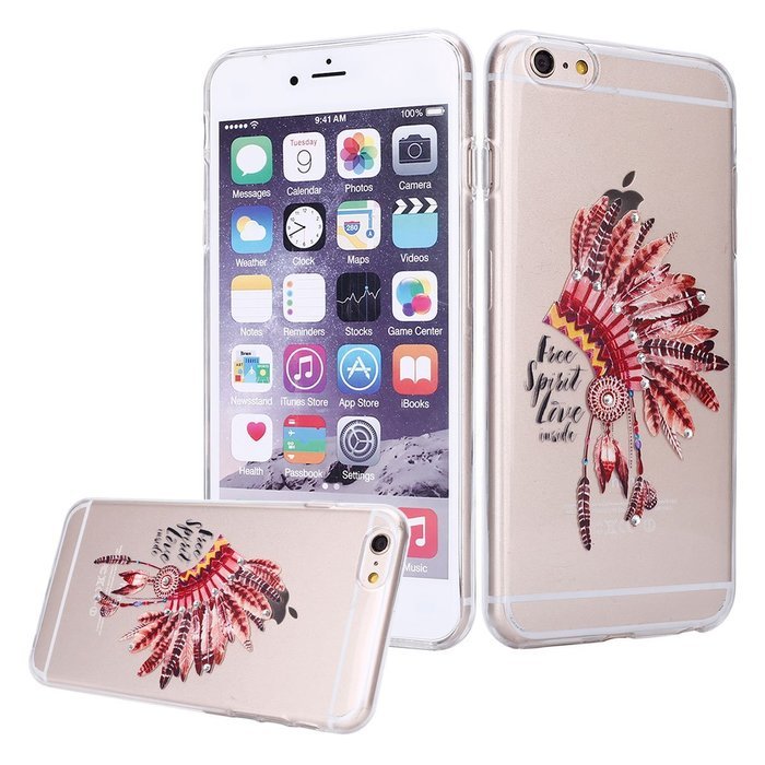 iPhone 7 Case, PHEZEN iPhone 7 Clear Soft TPU Protective Case Back Cover with Beautiful Cherry Blossom Flower... N4