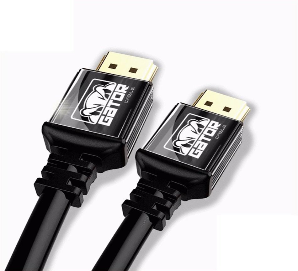Gator Cable 10 feet Red HDMI 2.0 cable with durable and rugged aluminum housing case and Ultra High Speed bidirectional... N8