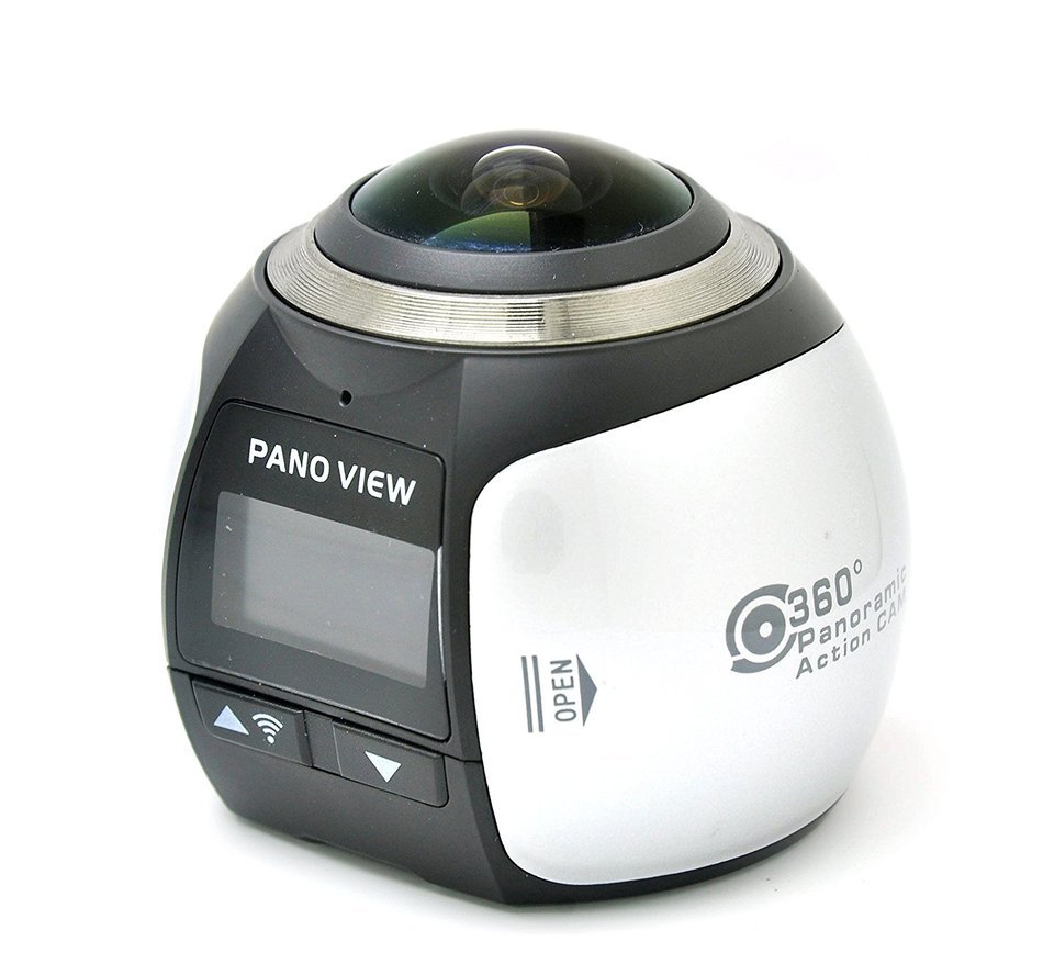 Homestec 360 degree Action Camera- V1 Panoramic 24482448 30fps Ultra HD Video waterproof Cameras Deportiva Wifi... N10