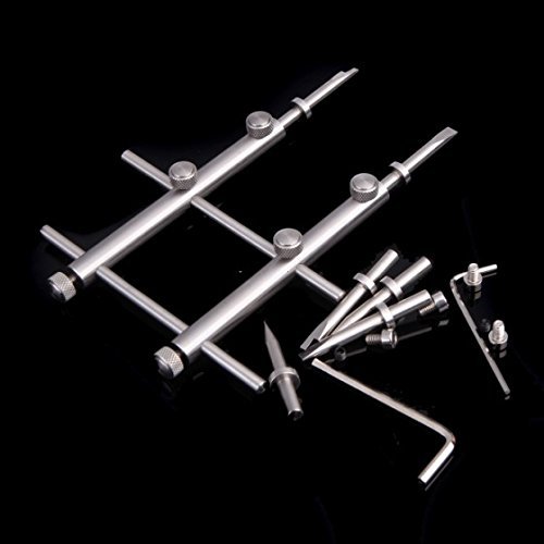 Kingzer Professional DSLR Camera Lens Repair Spanner Wrench Opening Open Tool 3 Tips10-100mm for Canon Nikon Sony... N2