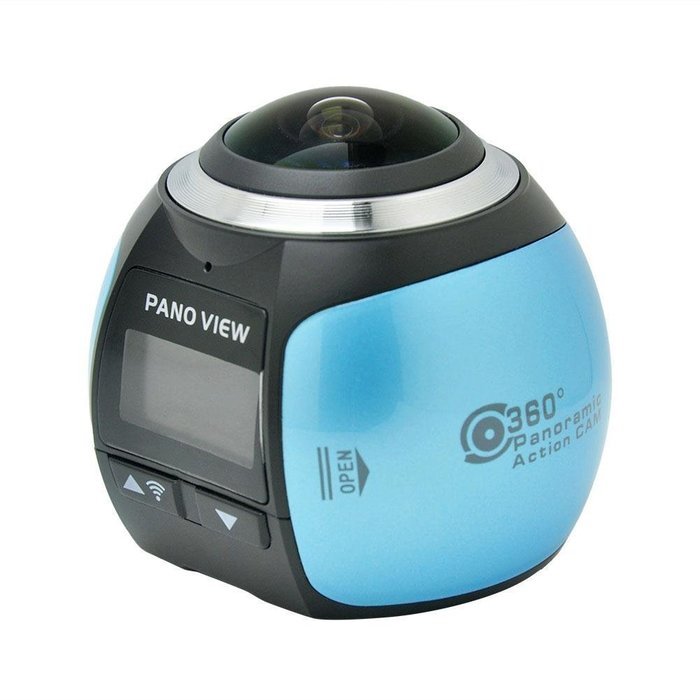 Homestec 360 degree Action Camera- V1 Panoramic 24482448 30fps Ultra HD Video waterproof Cameras Deportiva Wifi... N13
