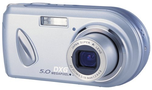 DXG DXG-518S 5.0 MegaPixel Camera with 3x Optical Zoom and 2 Inch LCD (Silver)