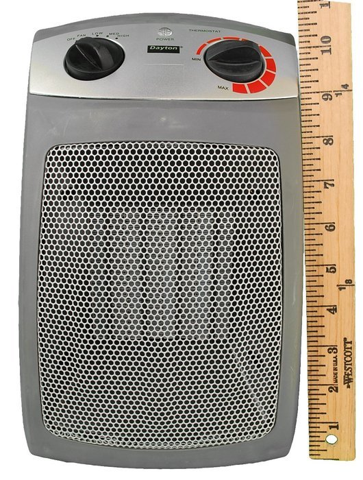 Dayton 1VNW9 Electric Space Heater With Added Safety Features by Dayton N6