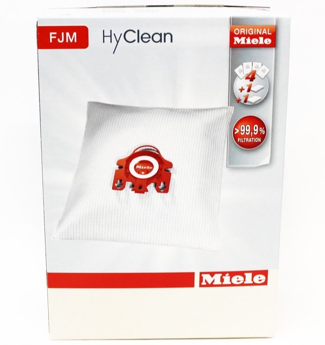 Spares + Miele FJM HyClean Bags Includes SF-AA50 Active AirClean Filter N3