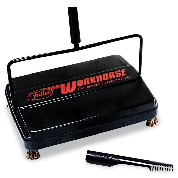 Franklin Cleaning Technology FRK 39357 Workhorse Carpet Sweeper, 46", Black N2